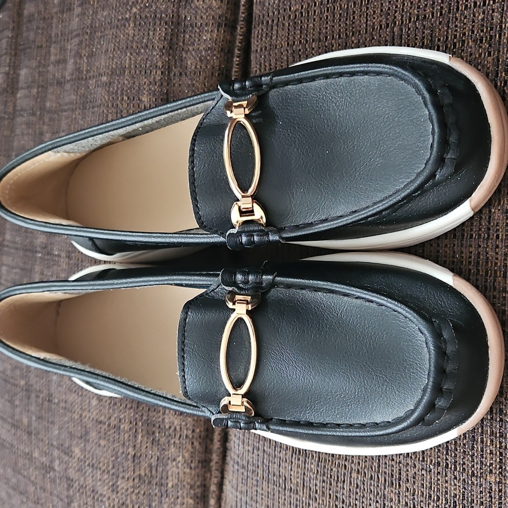 FLTHDD Size 38 Womens Buckle Flat  Shoes